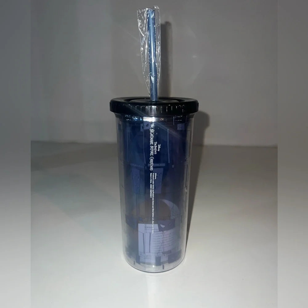Nightmare Before Christmas Tumbler with Straw NWT